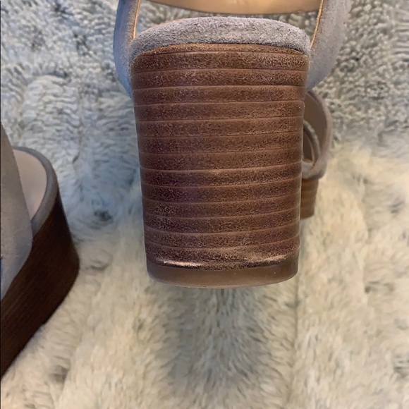 Sole Society Charvi Platform Wedge Suede Sandal - Picture 9 of 10